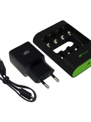 Baterijų įkroviklis GP 4xAA 2000mAh ReCyko