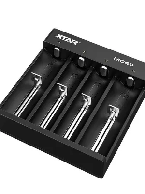 Akumuliatorių įkroviklis XTAR MC4S Li-Ion-NiMh 18650/26650 USB-C