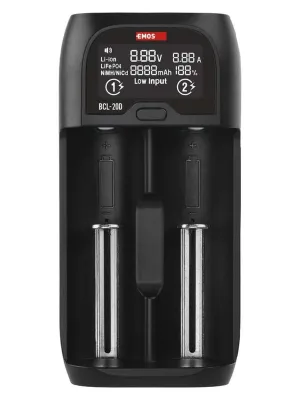 Universalus Li-ion/NiMh baterijų įkroviklis EMOS BCL-20D, USB