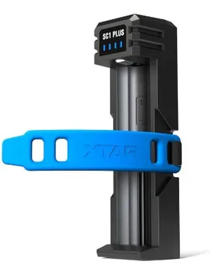 Akumuliatorių įkroviklis  XTAR SC1 PLUS Li-Ion-NiMh 18650/26650 3A USB-C su nešiojamo įkroviklio ("powerbank") funkcija