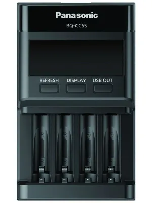Baterijų įkroviklis Panasonic eneloop pro BQ-CC65 EKO su LCD ekranu