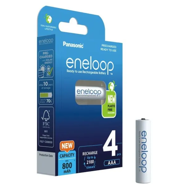 Akum. Eneloop HR03 800 mAh (AAA) 4BE