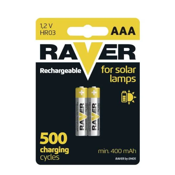 Produktas Akum. Raver HR03 400 mAh (AAA) Paveikslėlis