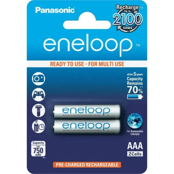 Akum. Eneloop HR03 750 mAh (AAA)