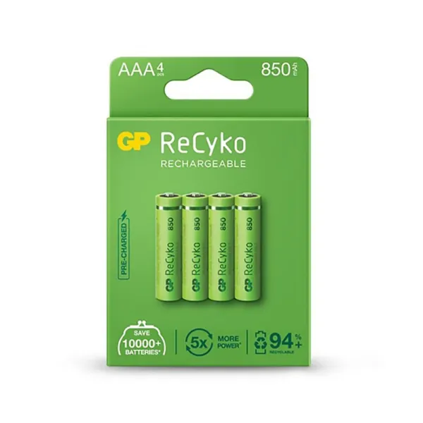 Akum. GP ReCyko NiMH  AAA 850mAh EB4