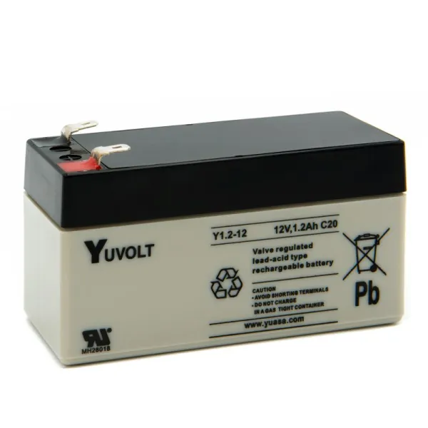 Produktas Akumuliatorius Yuasa YUVOLT 12 V 1.2 Ah Paveikslėlis