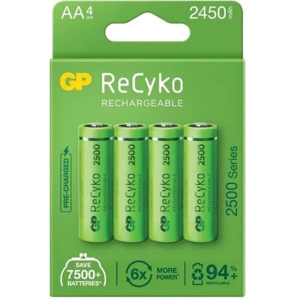 Akum. GP ReCyko NiMH  AA 2500mAh