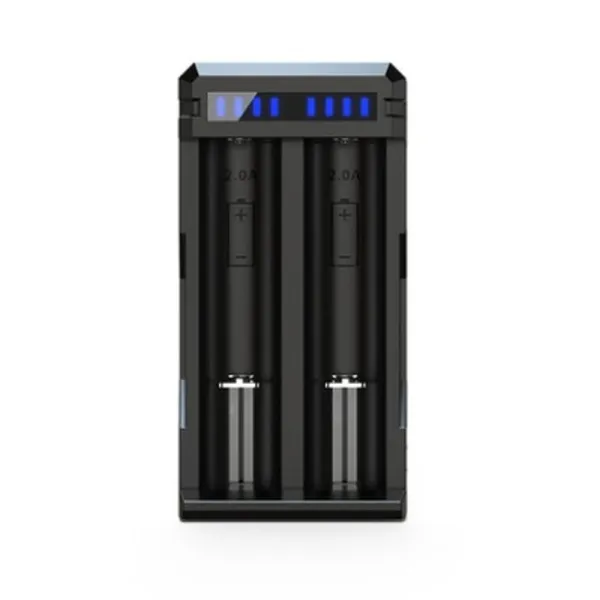 Akumuliatorių  įkroviklis XTAR SC2 Li-Ion 18650-21700 3A max. USB-C greito įkrovimo