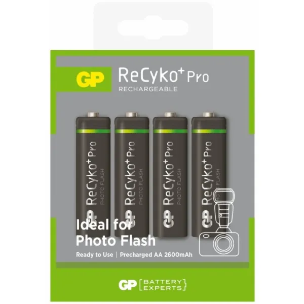 Akum. GP Recyko+ Pro Photo flash 2600 mAh (AA)