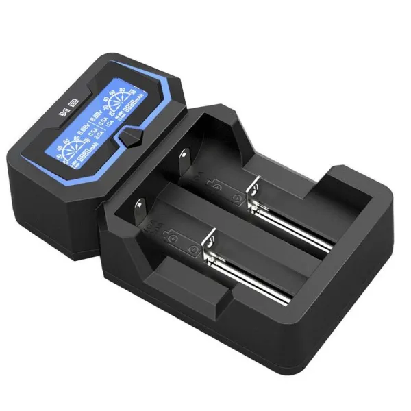 Produktas Akumuliatorių įkroviklis XTAR X2  Li-Ion/NiMh  2A  AC/USB greito įkrovimo Paveikslėlis