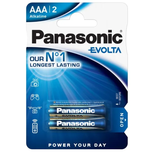 Produktas Panasonic Evolta LR03 (AAA) Paveikslėlis