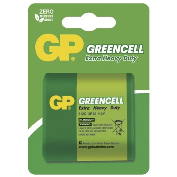 Produktas GP Greencell 3R12 (4.5 V) Paveikslėlis