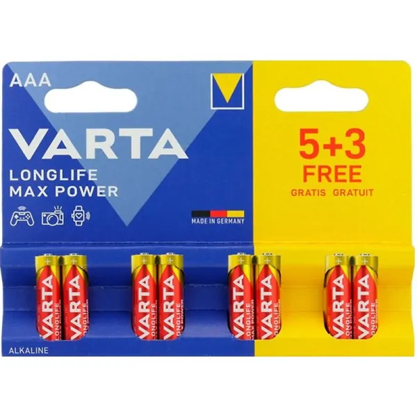 Varta Longlife Max Power 4703 R03 (AAA) 5+3
