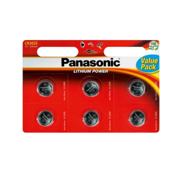 Produktas Panasonic Lithium CR2025 Paveikslėlis