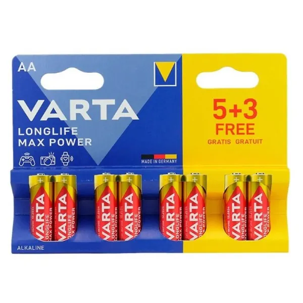 Varta Longlife Max Power 4706 LR6 (AA) 5+3