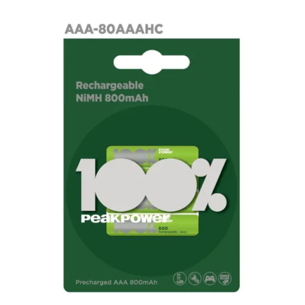 Akum. NiMH  AAA HR03 PP80AAAHC