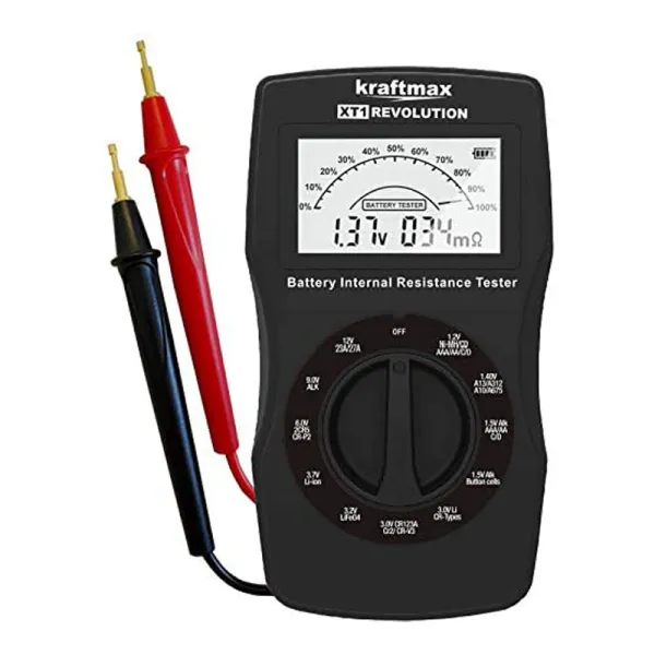 Produktas Baterijų testeris su vidinės varžos matavimo funkcija XT1 Paveikslėlis