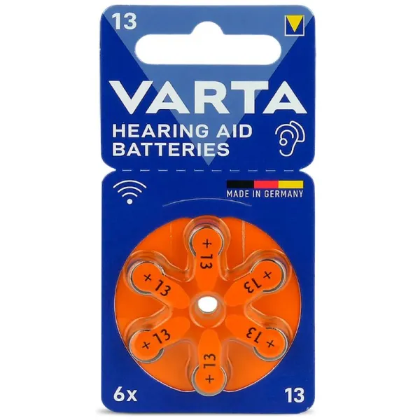 Baterija klausos aparatams VARTA Zinc-Air 13
