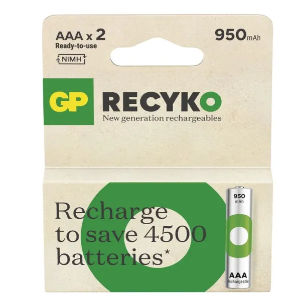 Akum. GP ReCyko NiMH  AAA 950 mAh EB2