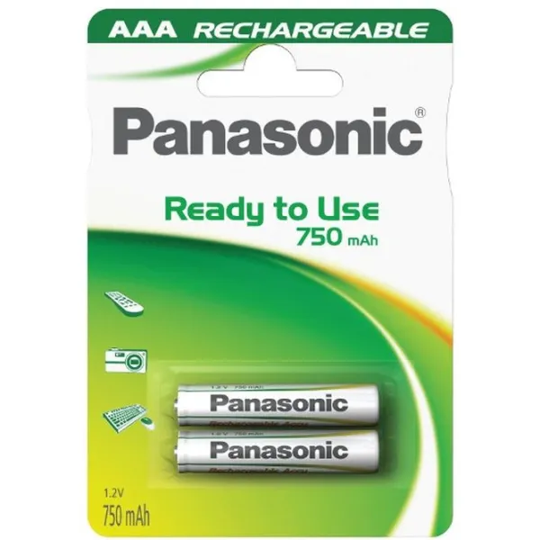 Produktas Akum. Panasonic Ready to Use HR03 750 mAh (AAA) Paveikslėlis