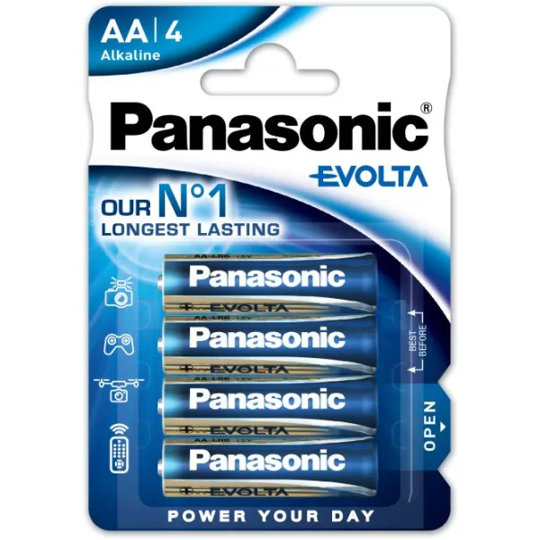 Produktas Panasonic Evolta LR6 (AA) Paveikslėlis