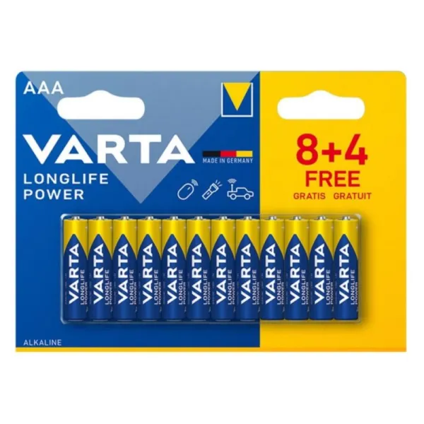 Varta Longlife Power 4903 R03 (AAA) 8+4
