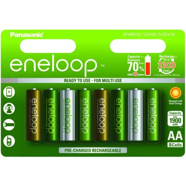 Produktas Akum. Eneloop HR6 1900 mAh (AA) Paveikslėlis