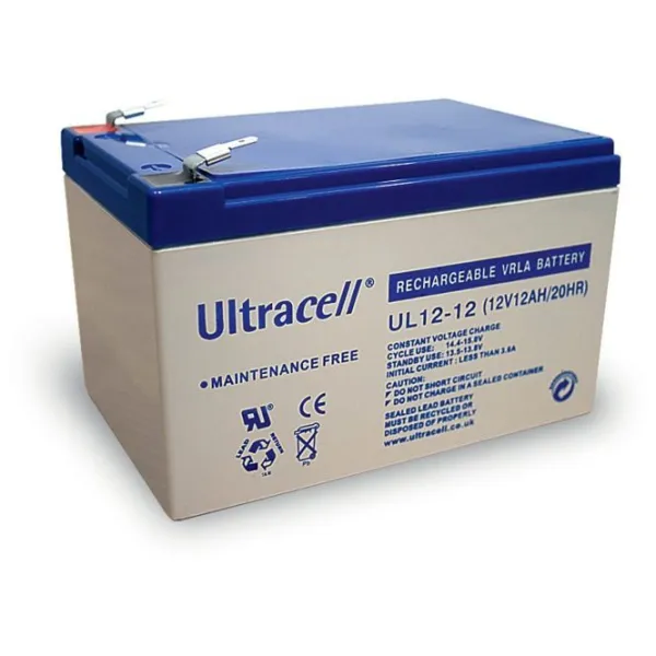Produktas Akumuliatorius Ultracell 12 V 12 Ah Paveikslėlis