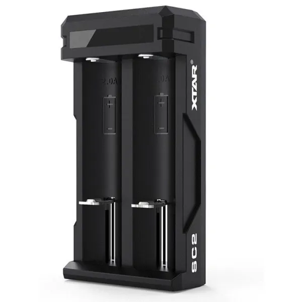 Produktas Akumuliatorių įkroviklis XTAR FC2 Li-Ion/NiMh 10440/26650 USB-C Paveikslėlis