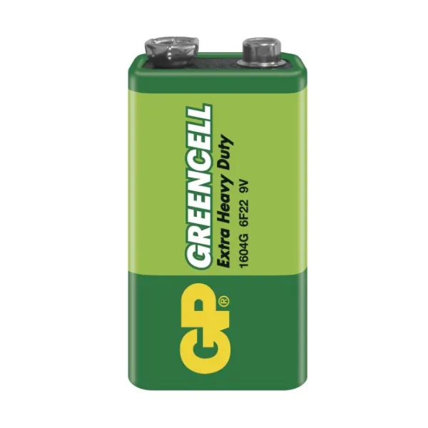 Produktas GP Greencell 6F22 (9 V) Paveikslėlis
