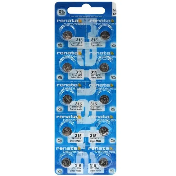 Produktas Baterija Renata 315 (SR716SW, D315, 314) Paveikslėlis