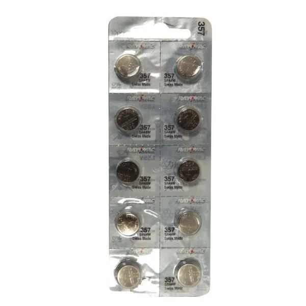 Produktas RAYOVAC 357 (SR44, AG13) -C10 Paveikslėlis