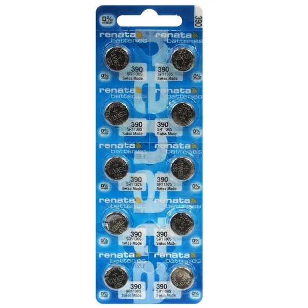 Produktas Baterija Renata 390 (SR1130SW, LR54, AG10) Paveikslėlis