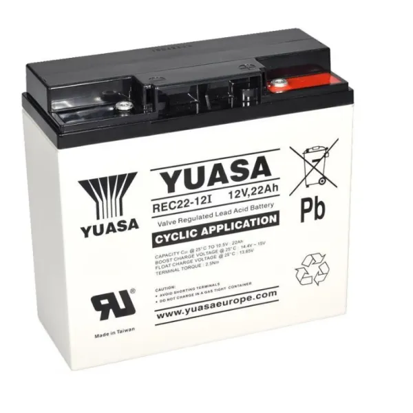 Produktas Akumuliatorius Yuasa Premium VRLA 12 V 22Ah Paveikslėlis