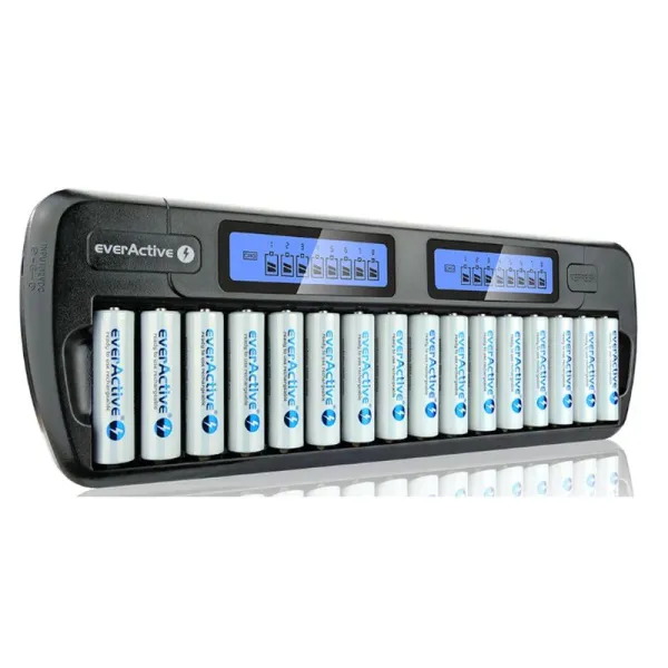 Produktas Akumuliatorių  įkroviklis NC-1600 everActive Ni-Mh 16 kanalų Paveikslėlis