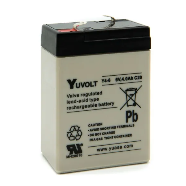 Produktas Akumuliatorius Yuasa YUVOLT 6 V 4 Ah Paveikslėlis