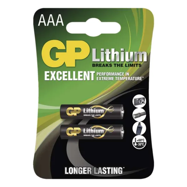 Produktas GP Litium FR03 (AAA) Paveikslėlis