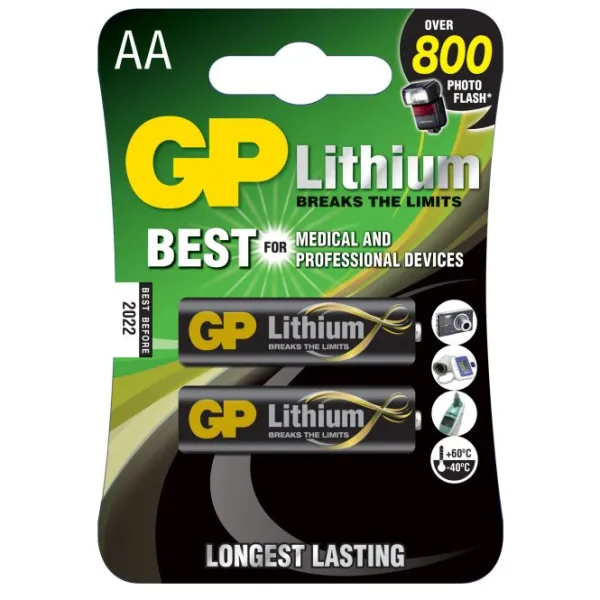 Produktas GP Litium FR6 (AA) Paveikslėlis