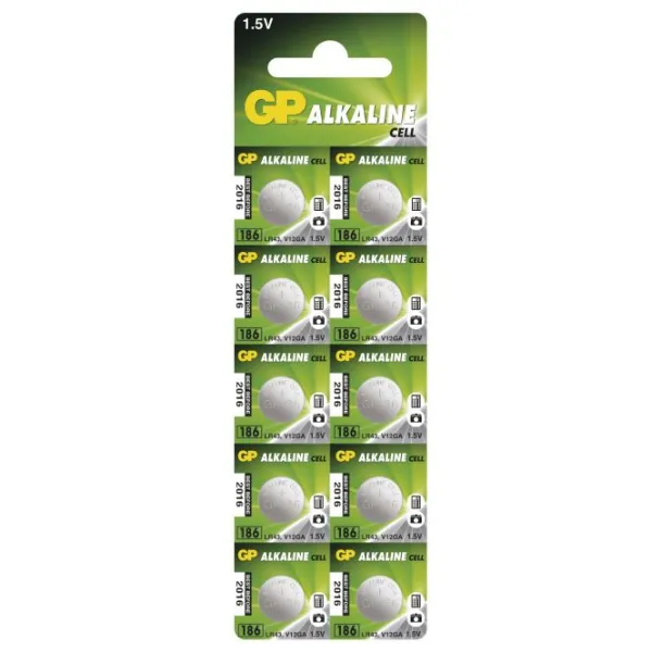 Produktas GP 186 (LR43, AG12) Paveikslėlis