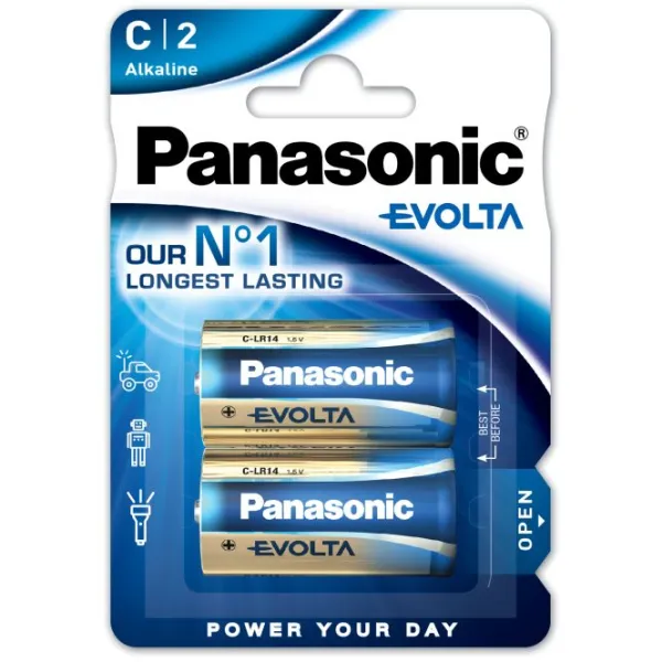Produktas Panasonic Evolta LR14 (C) Paveikslėlis