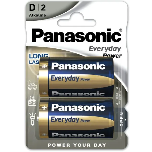Produktas Panasonic Everyday LR20 (D) Paveikslėlis