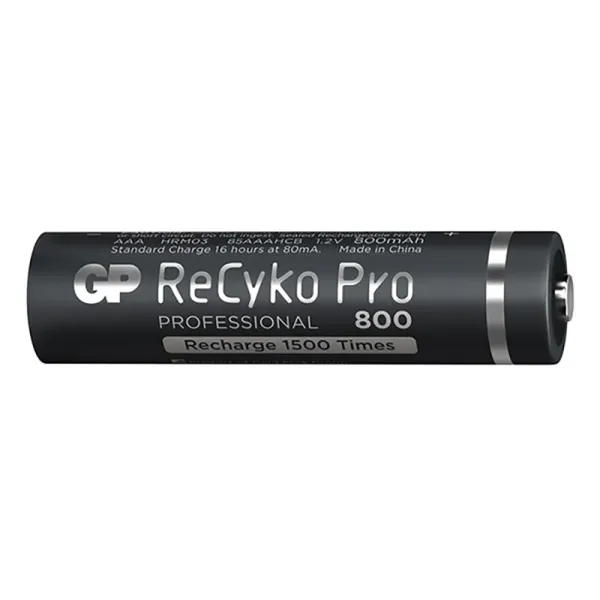 Produktas Akum. GP ReCyko PRO NiMH  AAA 800mAh EB2 Paveikslėlis