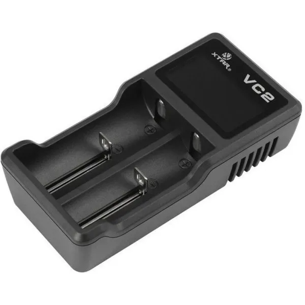 Akumuliatorių įkroviklis XTAR VC2 Li-Ion 10440-26650 USB