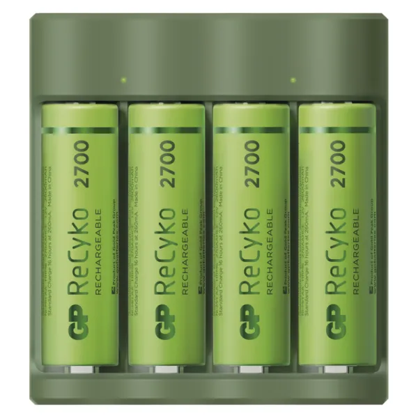 Produktas Įkroviklis GP B421 ReCyko, 4xAA 2700 Paveikslėlis