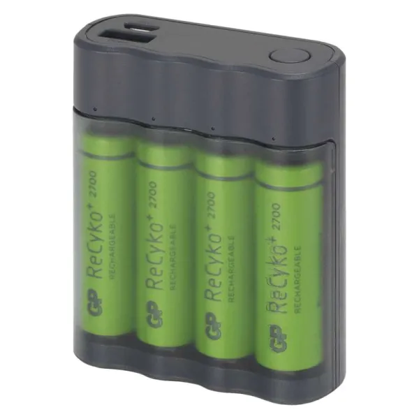 Produktas Baterijų įkroviklis GP AA 4  2600 mAh Paveikslėlis