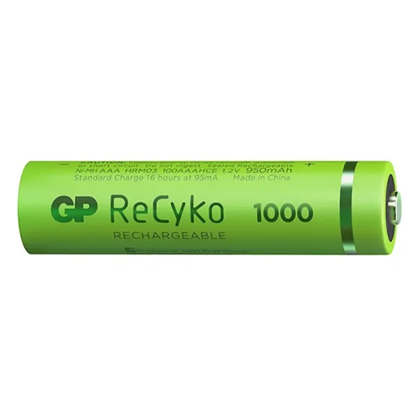 Produktas Akum. GP ReCyko NiMH  AAA 950 mAh EB4 Paveikslėlis