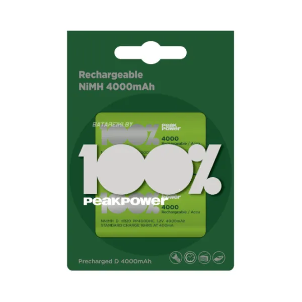 Akum. NiMH  D HR20 PP400DHC