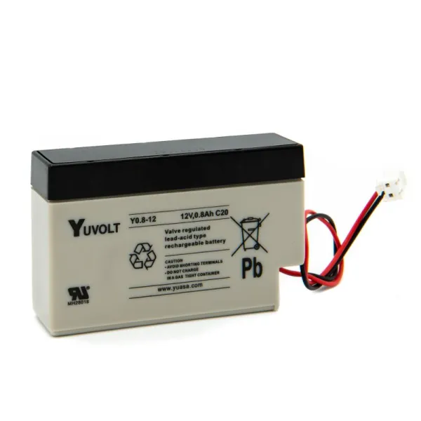 Produktas Akumuliatorius Yuasa YUVOLT 12 V 0.8Ah Paveikslėlis