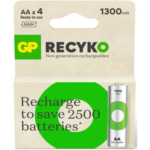 Akum. GP ReCyko NiMH  AA 1300mAh EB4
