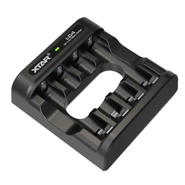 Produktas Akumuliatorių įkroviklis LC4 Li-Ion 1.5A AA/AAA USB-C LED Paveikslėlis